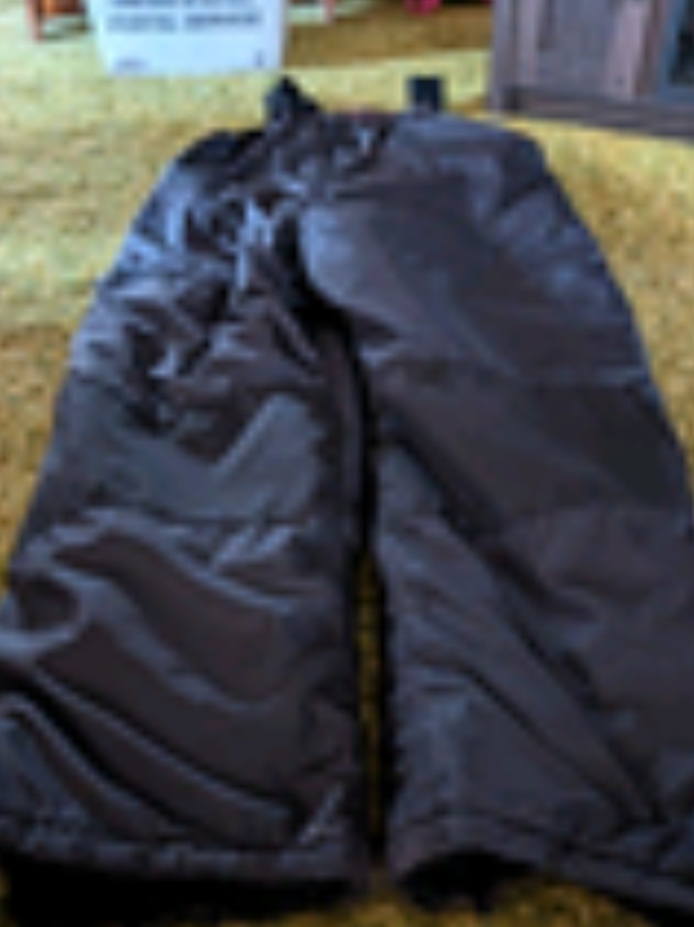 Men's Black Insulated Jogger Pants